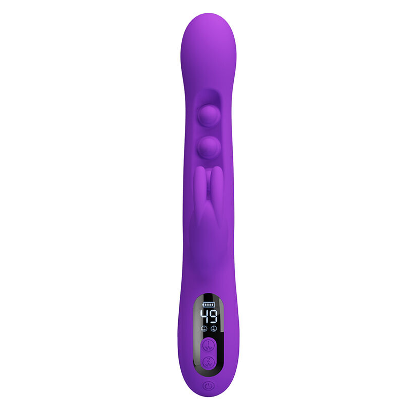 PRETTY LOVE - SABIEN RABBIT VIBRATOR MIT KLOPFSTIMULATION UND LILA LED – Bild 4