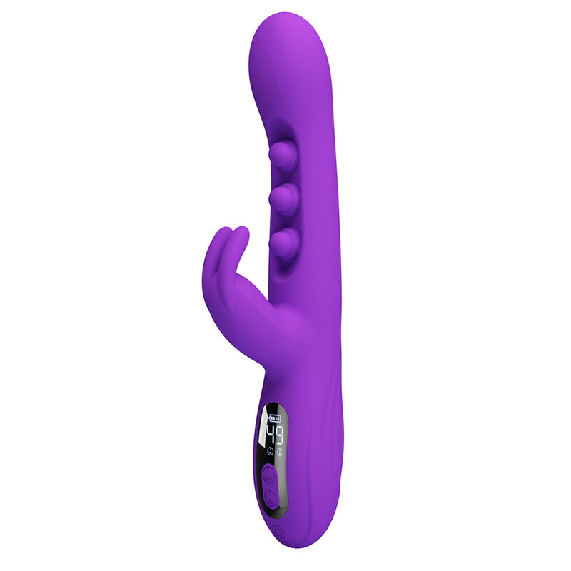 PRETTY LOVE - SABIEN RABBIT VIBRATOR MIT KLOPFSTIMULATION UND LILA LED – Bild 6