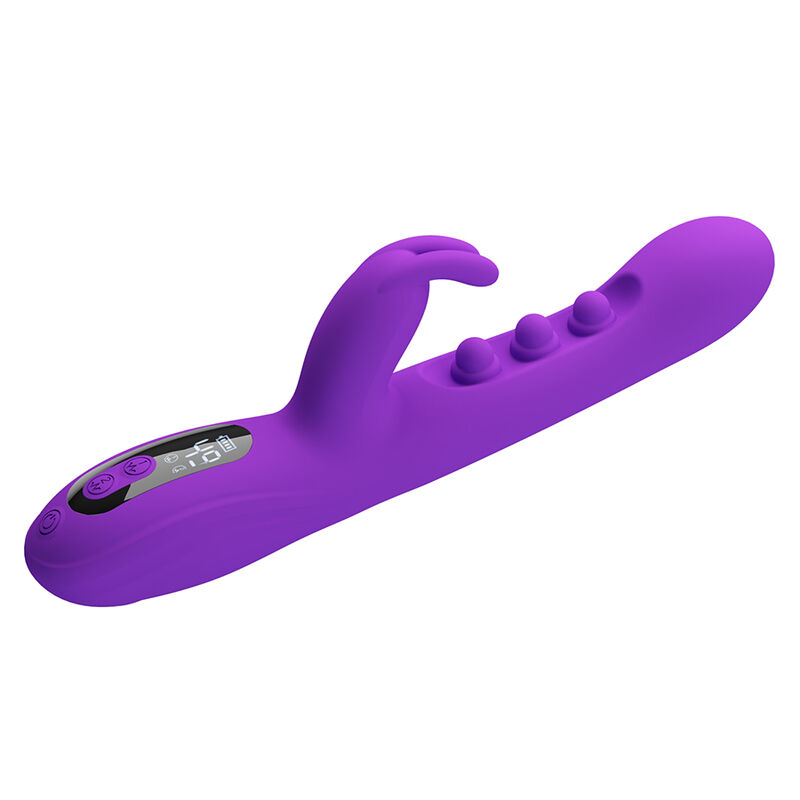 PRETTY LOVE - SABIEN RABBIT VIBRATOR MIT KLOPFSTIMULATION UND LILA LED – Bild 8