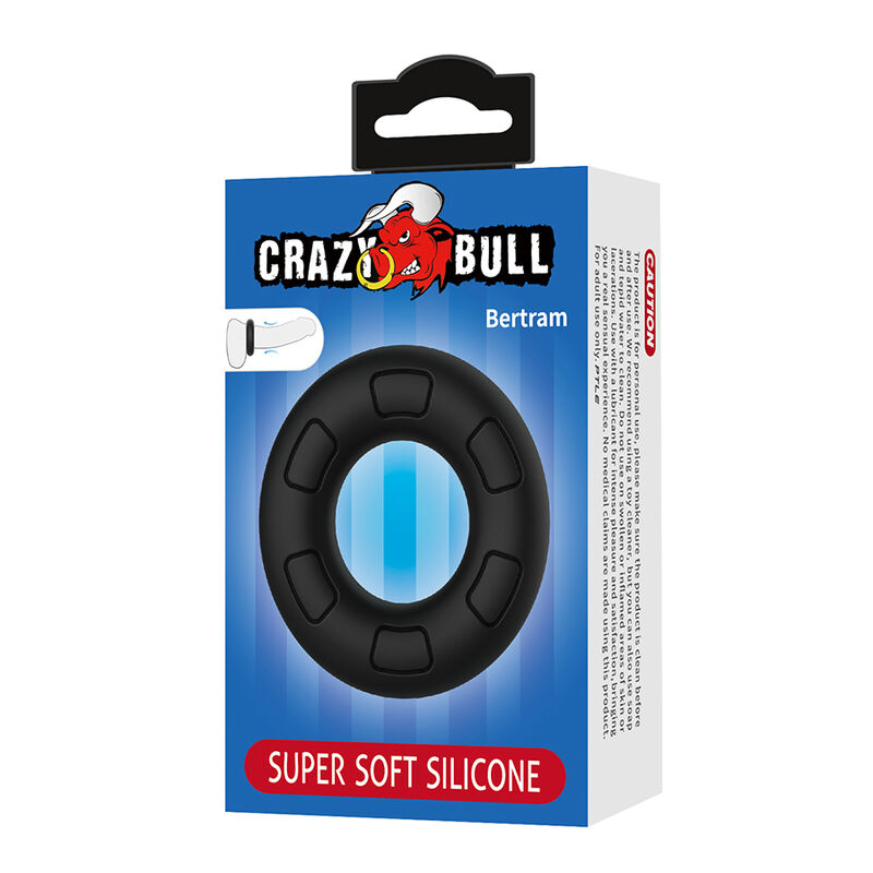 CRAZY BULL - BERTRAM SUPERSOFT SILIKON-PENNISRING SCHWARZ – Bild 5
