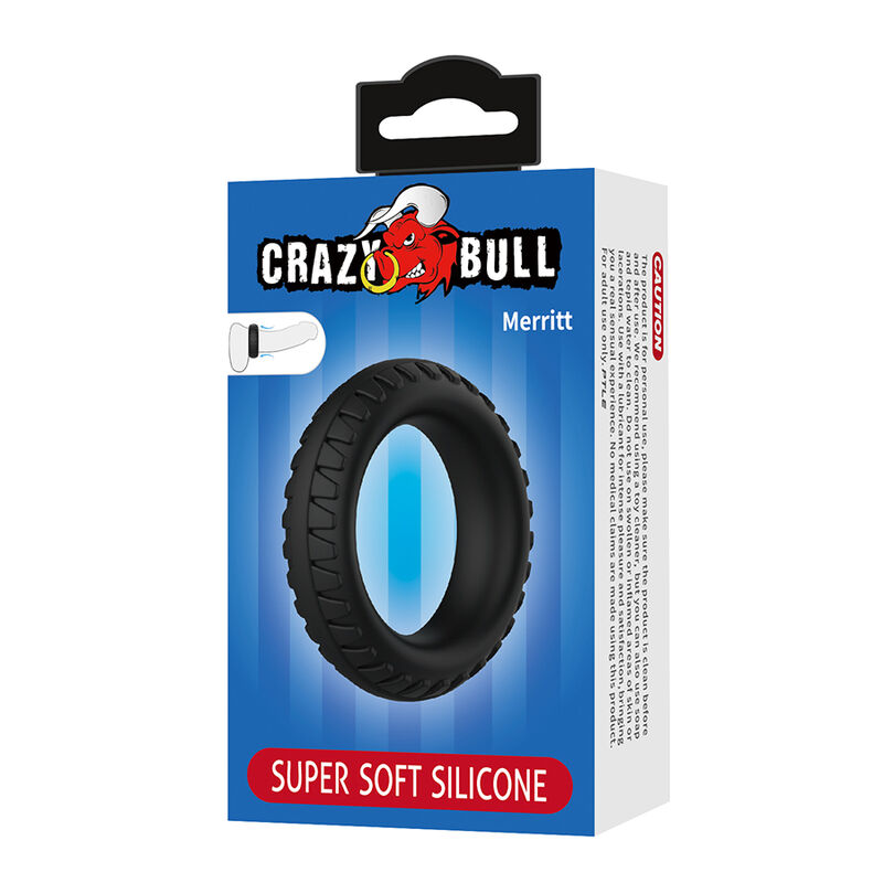 CRAZY BULL - MERRITT STRUKTURIERTER SILIKON-PENNISRING SCHWARZ – Bild 5
