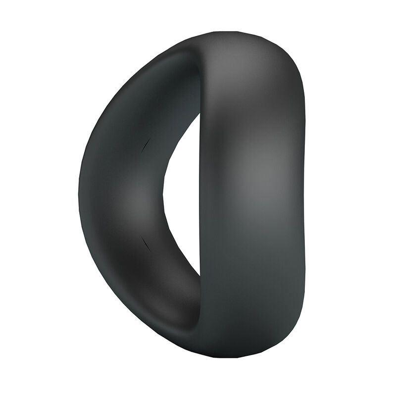 CRAZY BULL - VALEN ERGONOMISCHER SILIKON-PENISRING SCHWARZ – Bild 3