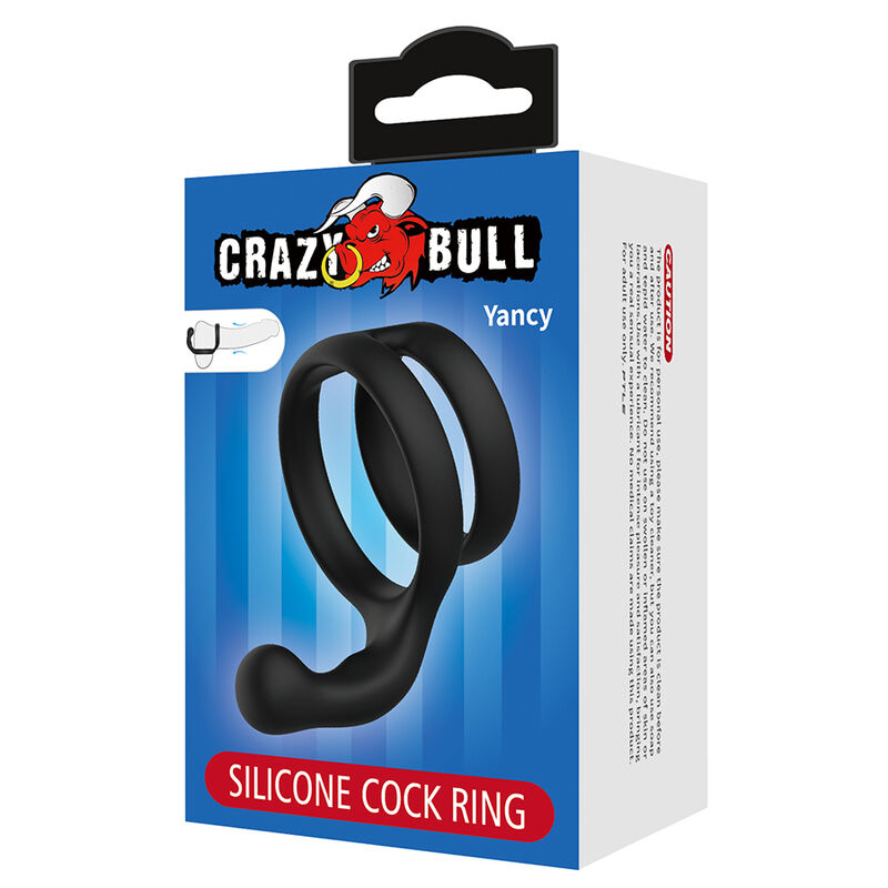 CRAZY BULL - YANCY DOPPELTER HODENRING SCHWARZ – Bild 7