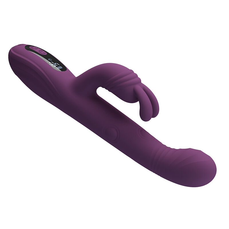 PRETTY LOVE - DEE MULTIFUNKTIONS-HASENVIBRATOR MIT OSZILLIERENDER UND PERKUSSIVER FUNKTION, LILA – Bild 4