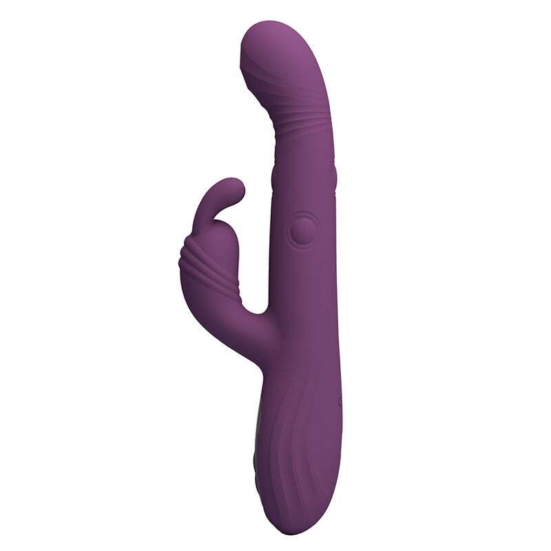 PRETTY LOVE - DEE MULTIFUNKTIONS-HASENVIBRATOR MIT OSZILLIERENDER UND PERKUSSIVER FUNKTION, LILA – Bild 7
