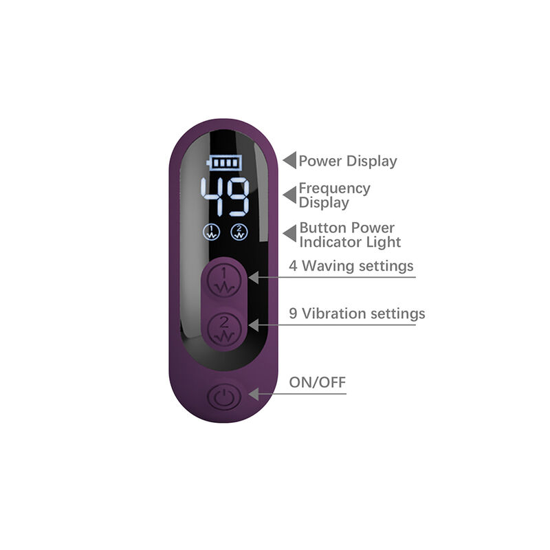 PRETTY LOVE - DEE MULTIFUNKTIONS-HASENVIBRATOR MIT OSZILLIERENDER UND PERKUSSIVER FUNKTION, LILA – Bild 9