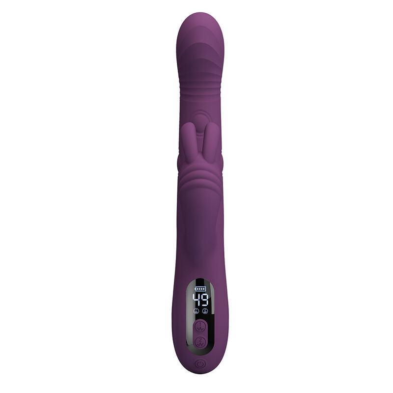 PRETTY LOVE - DEE MULTIFUNKTIONS-HASENVIBRATOR MIT OSZILLIERENDER UND PERKUSSIVER FUNKTION, LILA – Bild 10