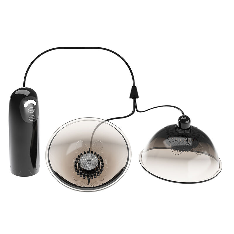 PRETTY LOVE - ROTIERENDER BRUSTWARZEN-SAUGSTIMULATOR SCHWARZ – Bild 7