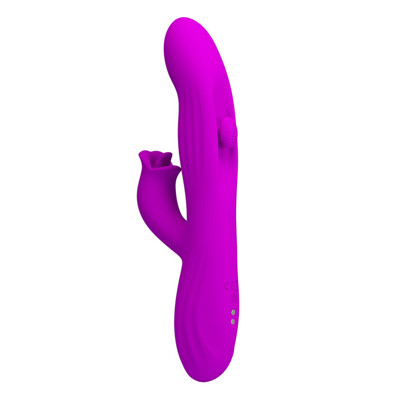PRETTY LOVE - YALANDA HASE OSZILLIERENDER VIBRATOR MIT LED-ANZEIGE, LILA – Bild 3