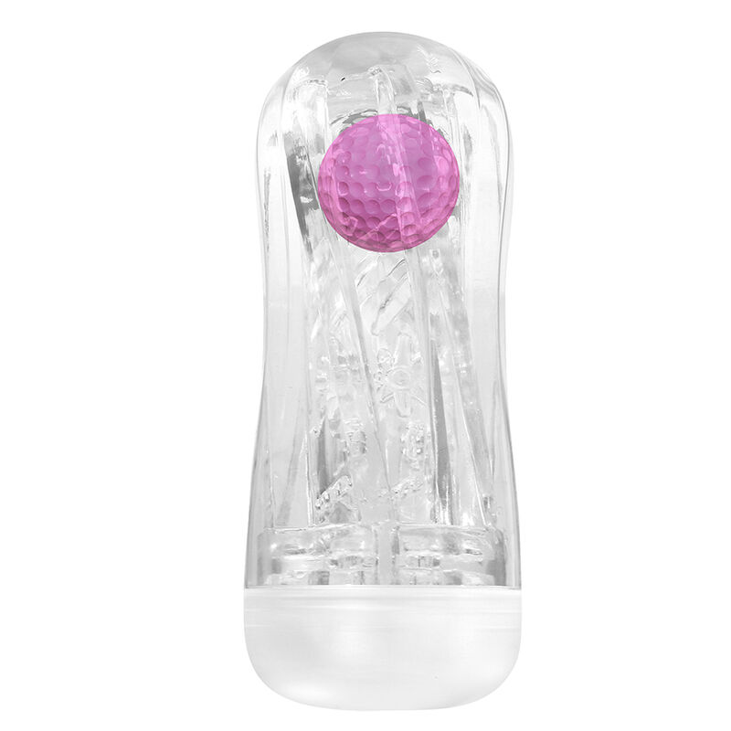 PRETTY LOVE - 360º STRUKTURIERTER MASTURBATIONSBECHER, TRANSPARENT – Bild 3
