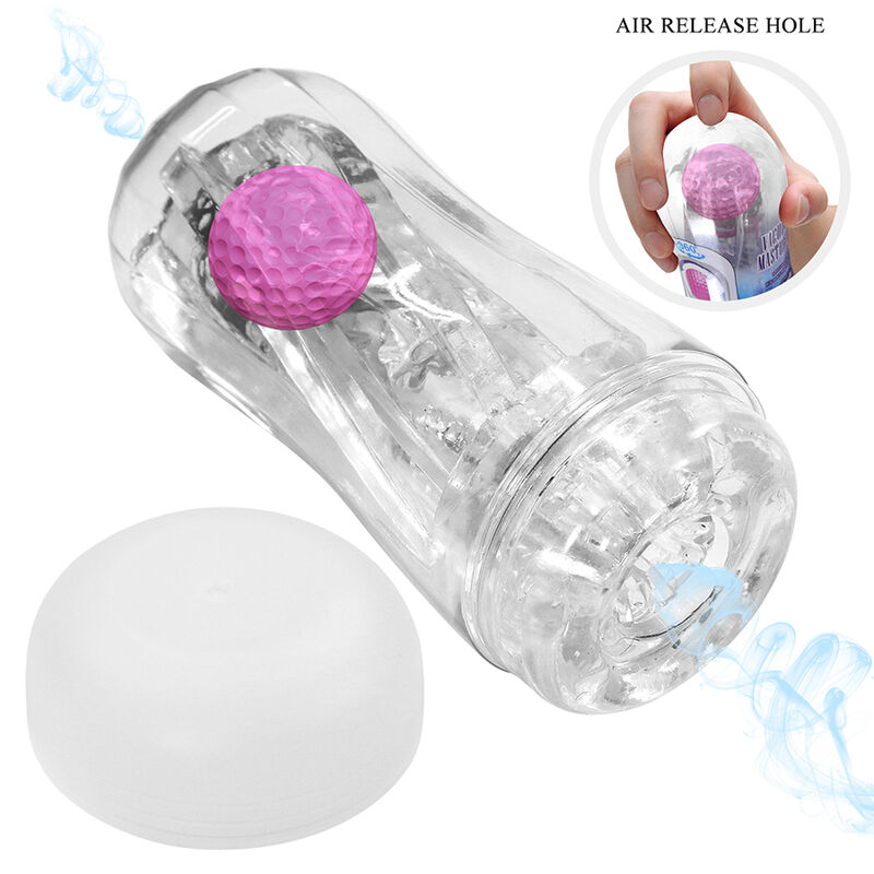PRETTY LOVE - 360º STRUKTURIERTER MASTURBATIONSBECHER, TRANSPARENT – Bild 4