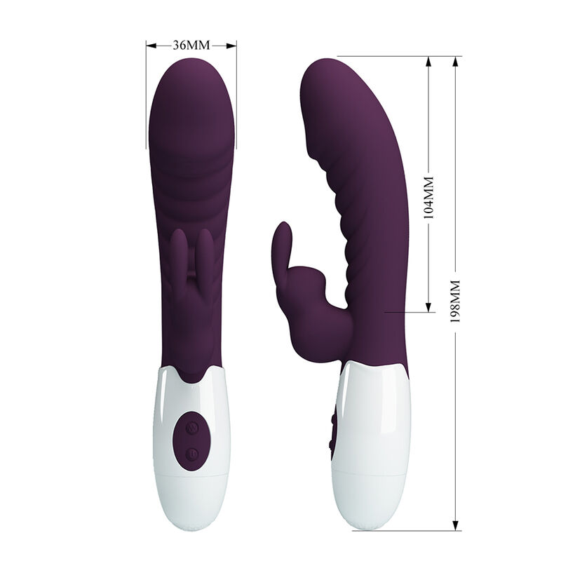PRETTY LOVE - NAUGHTY BUNNY 30-FUNKTIONEN-KANINCHENVIBRATOR LILA – Bild 10