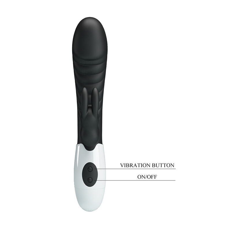PRETTY LOVE - NAUGHTY BUNNY 30-FUNKTIONEN-HASENVIBRATOR SCHWARZ – Bild 7