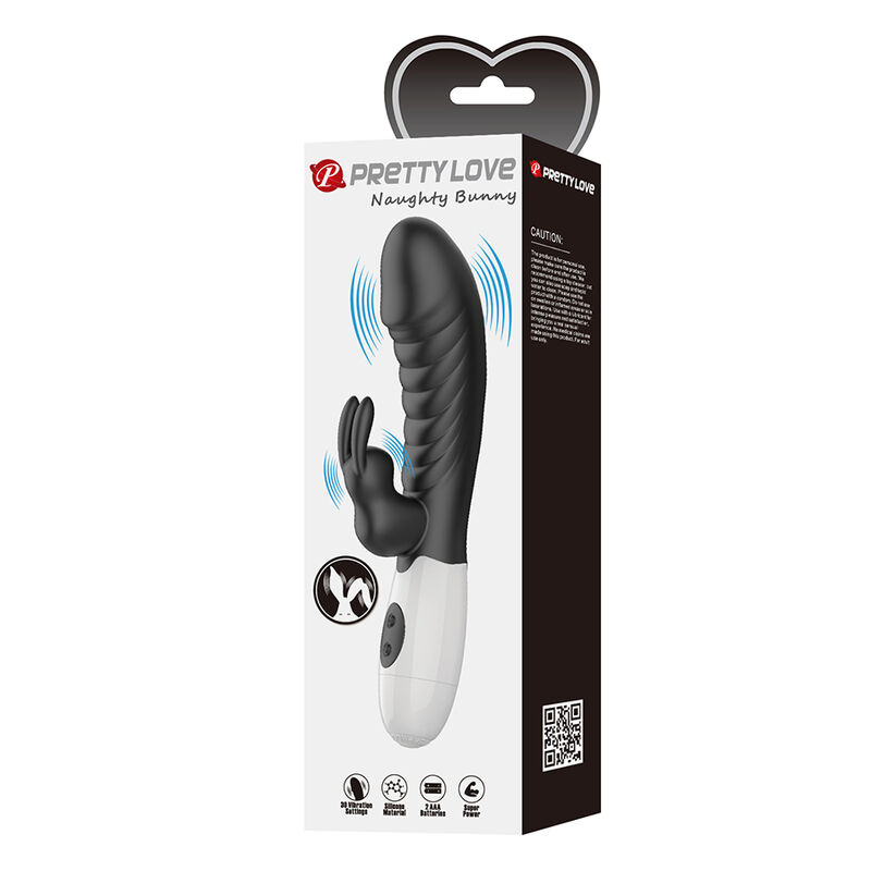 PRETTY LOVE - NAUGHTY BUNNY 30-FUNKTIONEN-HASENVIBRATOR SCHWARZ – Bild 11