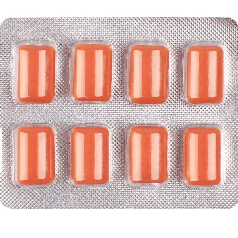 WUG MULTIVIT – Funktionelles Multivitamin-Kaugummi mit tropischem Geschmack, 8 Stück pro Blisterpackung – Bild 4