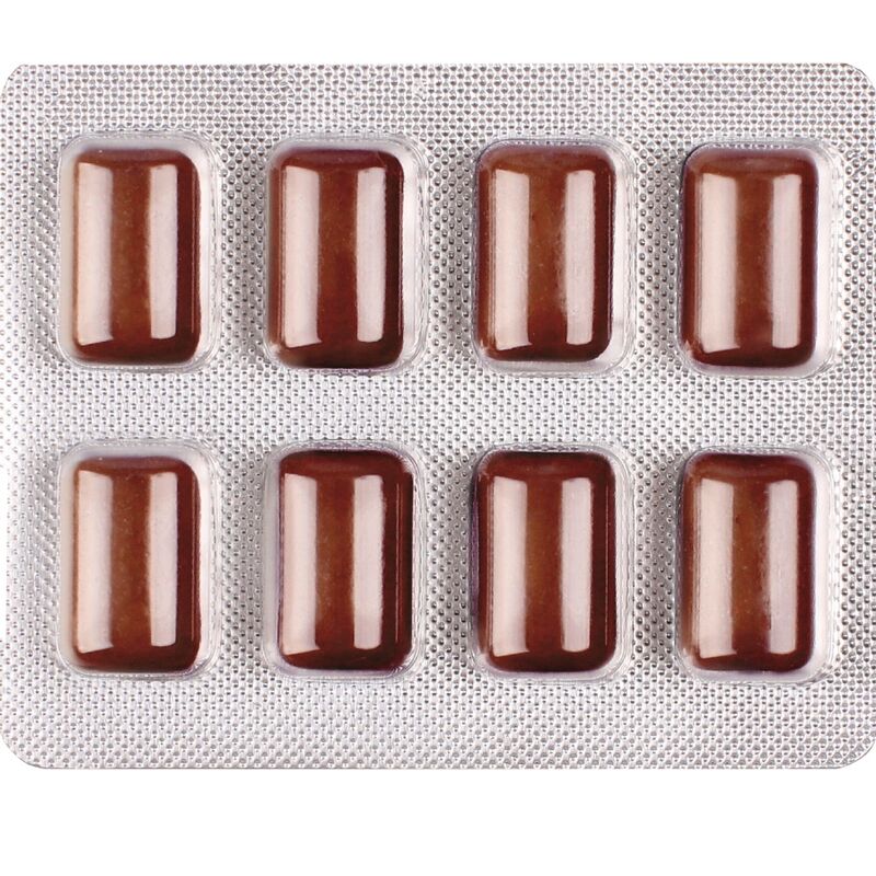 WUG POWER UP – Funktioneller Koffein- und Mate-Kaugummi mit Kaffeegeschmack, 8 Stück pro Blisterpackung – Bild 4