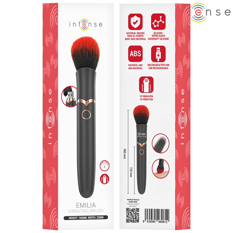 INTENSE - EMILIA VIBRATIONSBÜRSTE 10 VIBRATIONEN 16 CM – Bild 6