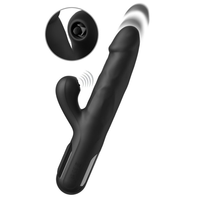 FETISH FANTASY SERIES - SONIX SILIKON-THRUSTER-HASE-VIBRATOR SCHWARZ - Image 6