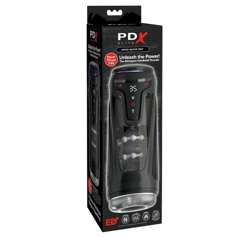 PDX ELITE - MOTO-BATOR PRO THRUSTING STROKER AUTOMATISCHER VIBRATIONS- UND WÄRME-MASTURBATOR 26,5 CM – Bild 5
