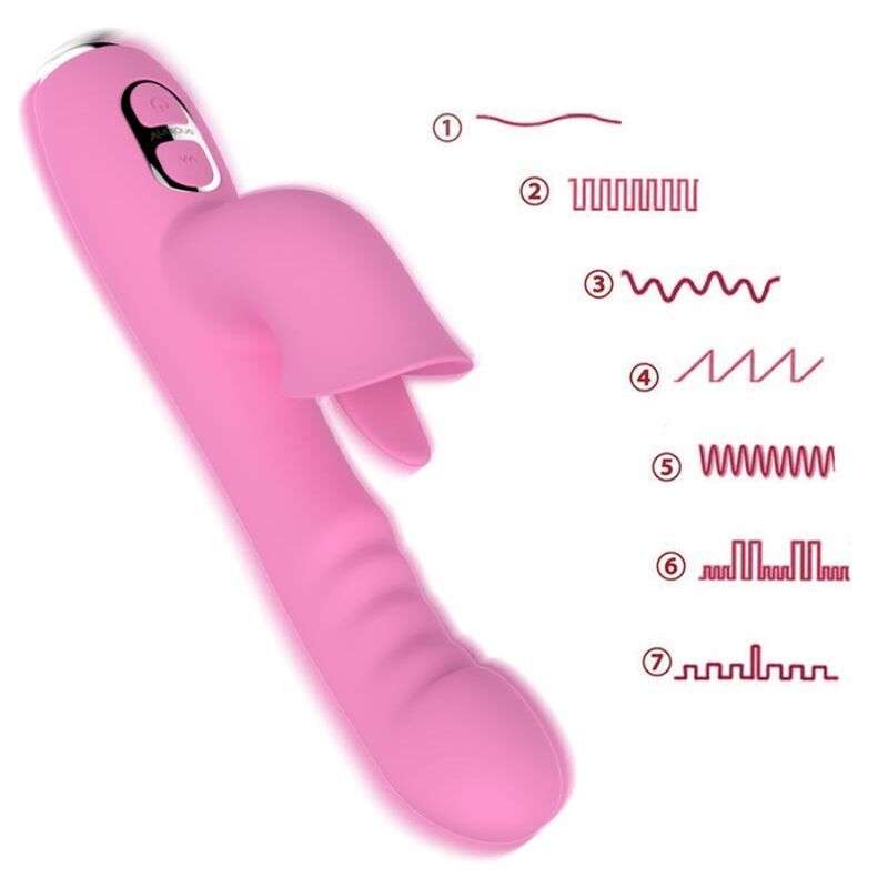NALONE - T-MAY MAGIC STICK RABBIT VIBRATOR - ROSA – Bild 9