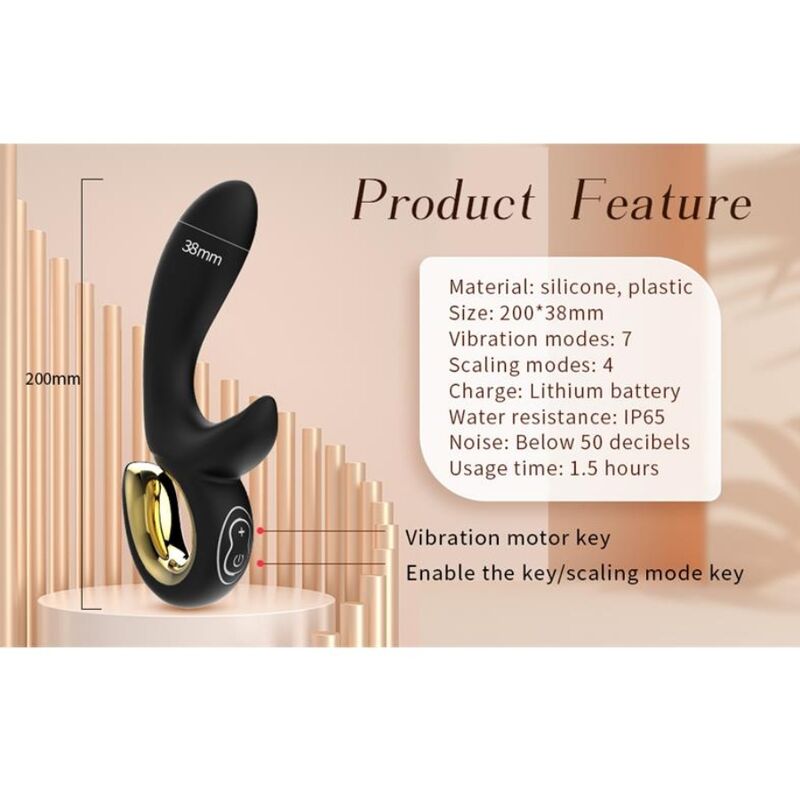 NALONE - LULU MAGIC STICK RABBIT VIBRATOR ROSA – Bild 8