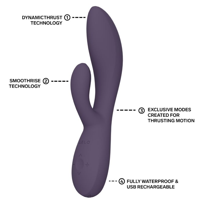 LELO - INA THRUST RABBIT STOSSVIBRATOR LILA – Bild 5