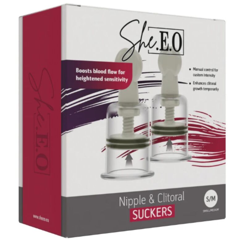 SHE.E.O - SUCCIONADORES PARA PEZONES Y CLÍTORIS S/M – Bild 4