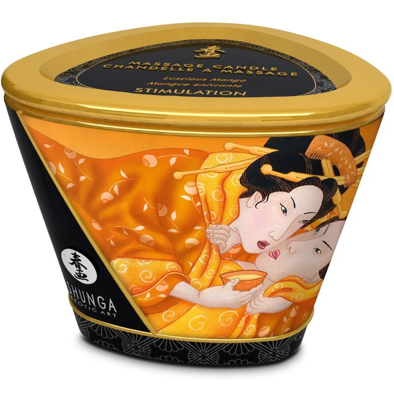 SHUNGA - MASSAGEKERZE MANGO 170 ML – Bild 4