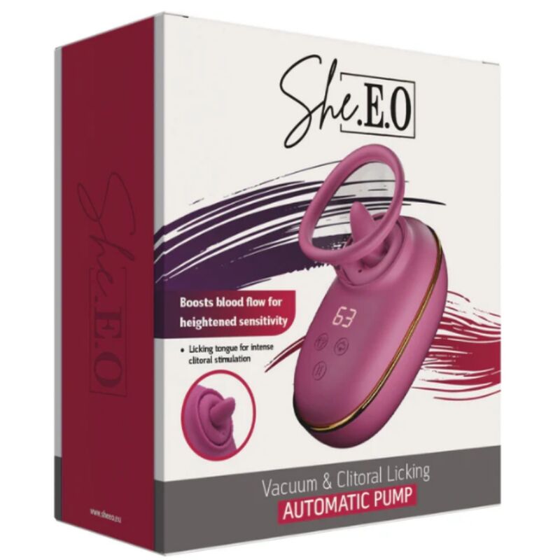 SHE.E.O - AUTOMATISCHE KLITORASSTIMULATIONSPUMPE MIT LECKEFFEKT (LILA) – Bild 5