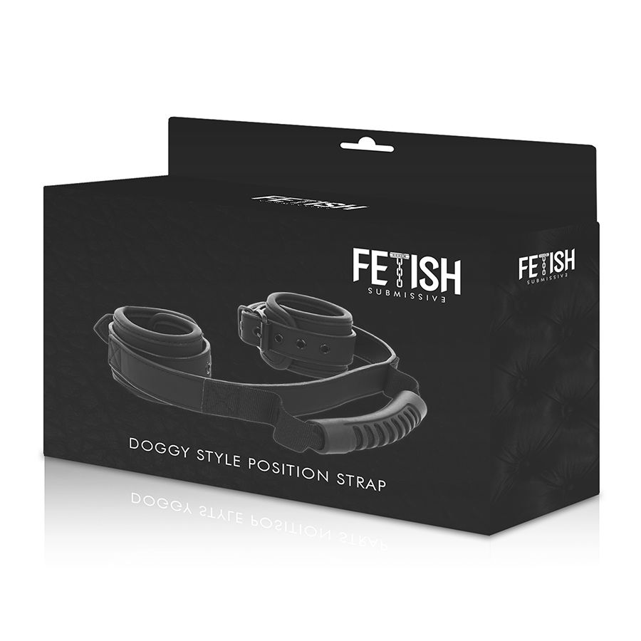 FETISH SUBMISSIVE - HANDSCHELLEN MIT NOPRENE-FUTTER UND GRIFF – Bild 10