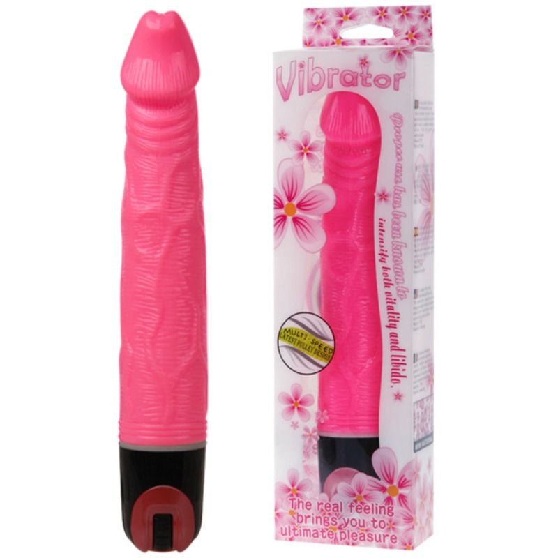BAILE - VIBRATOR MULTISPEED 21.5 CM ROSA – Bild 4