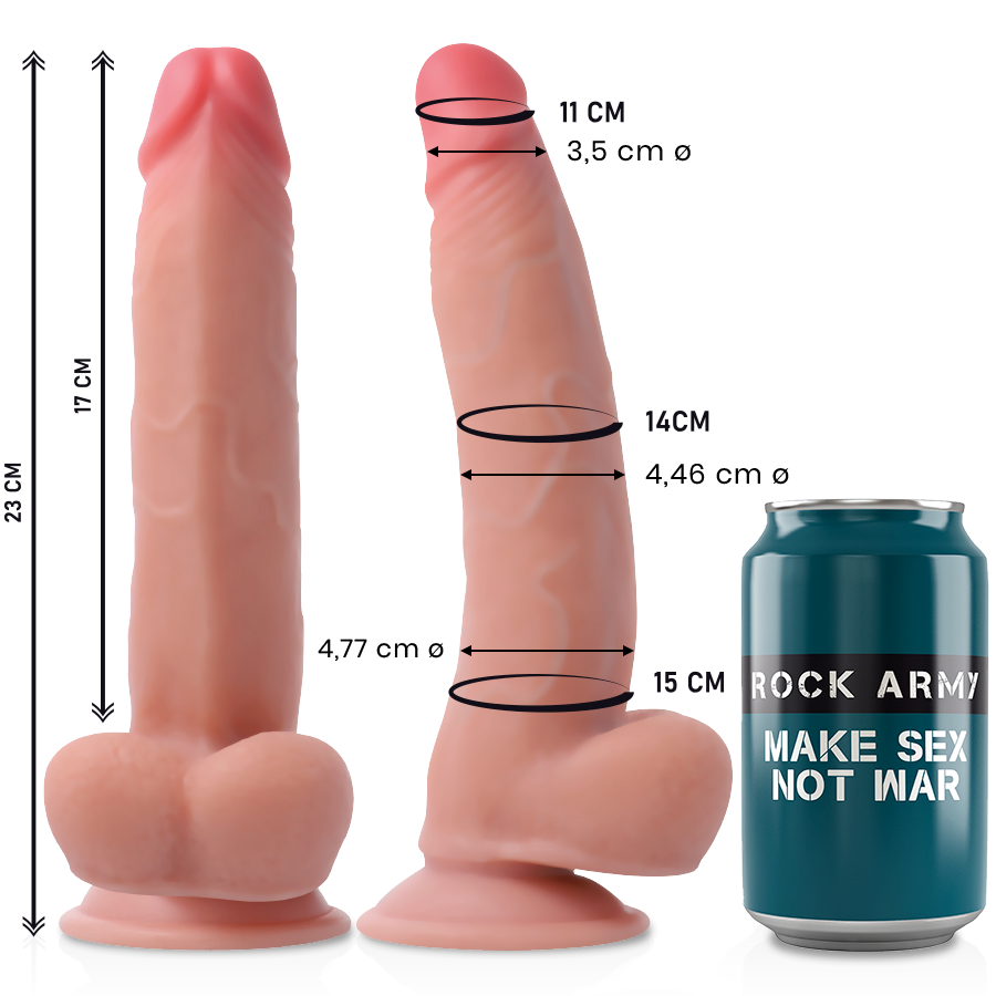 ROCKARMY - DOPPELDICHTE LEOPARD 23 CM -O- 4.77 CM – Bild 3