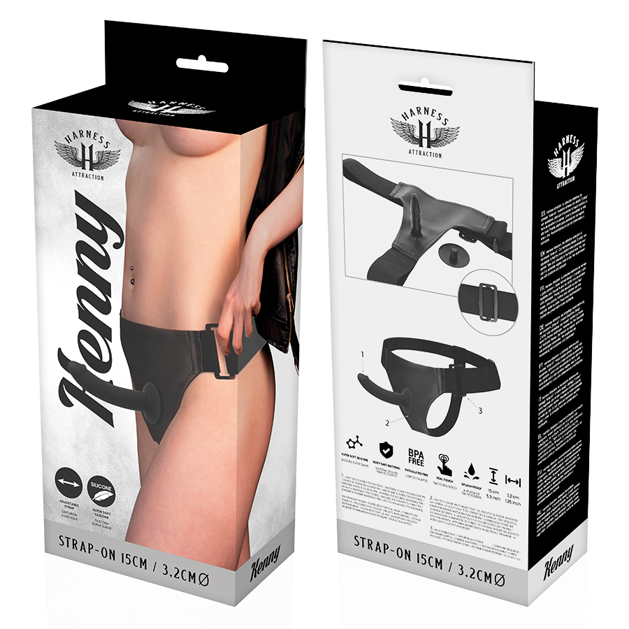 HARNESS ATTRACTION - RNES SILIKON KENNY 15 CM -O- 3.2 CM – Bild 4