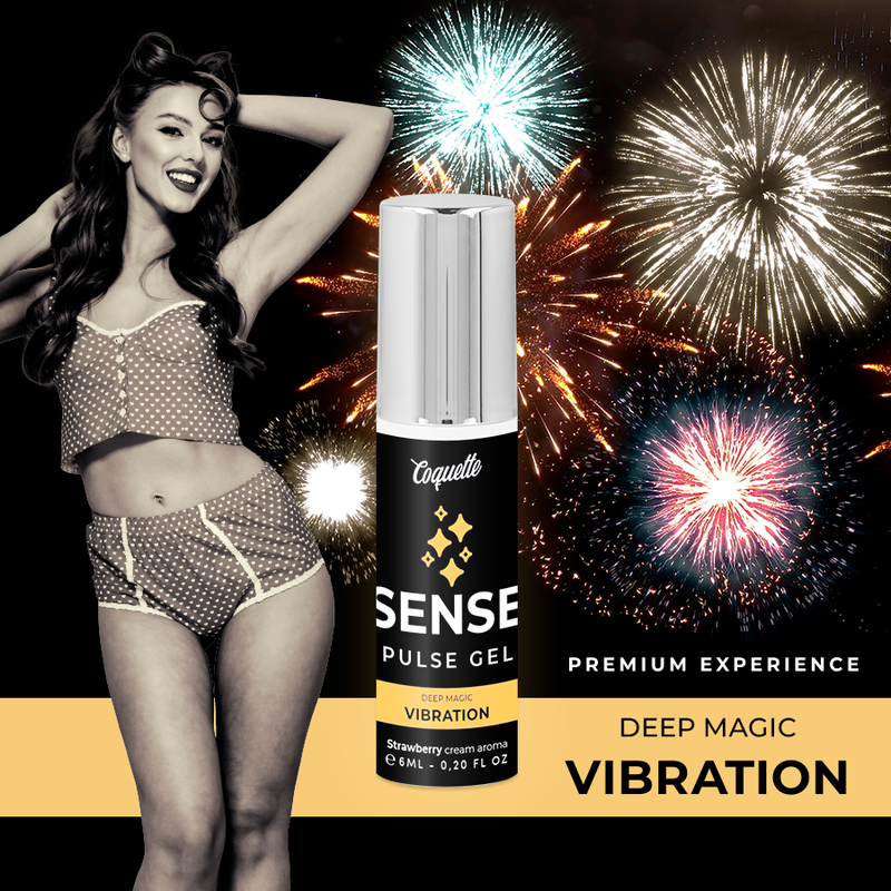 COQUETTE CHIC DESIRE - PULSE ERDBEER VIBRATIONSGEL PREMIUM FLÜSSIGKEIT 6ML – Bild 3