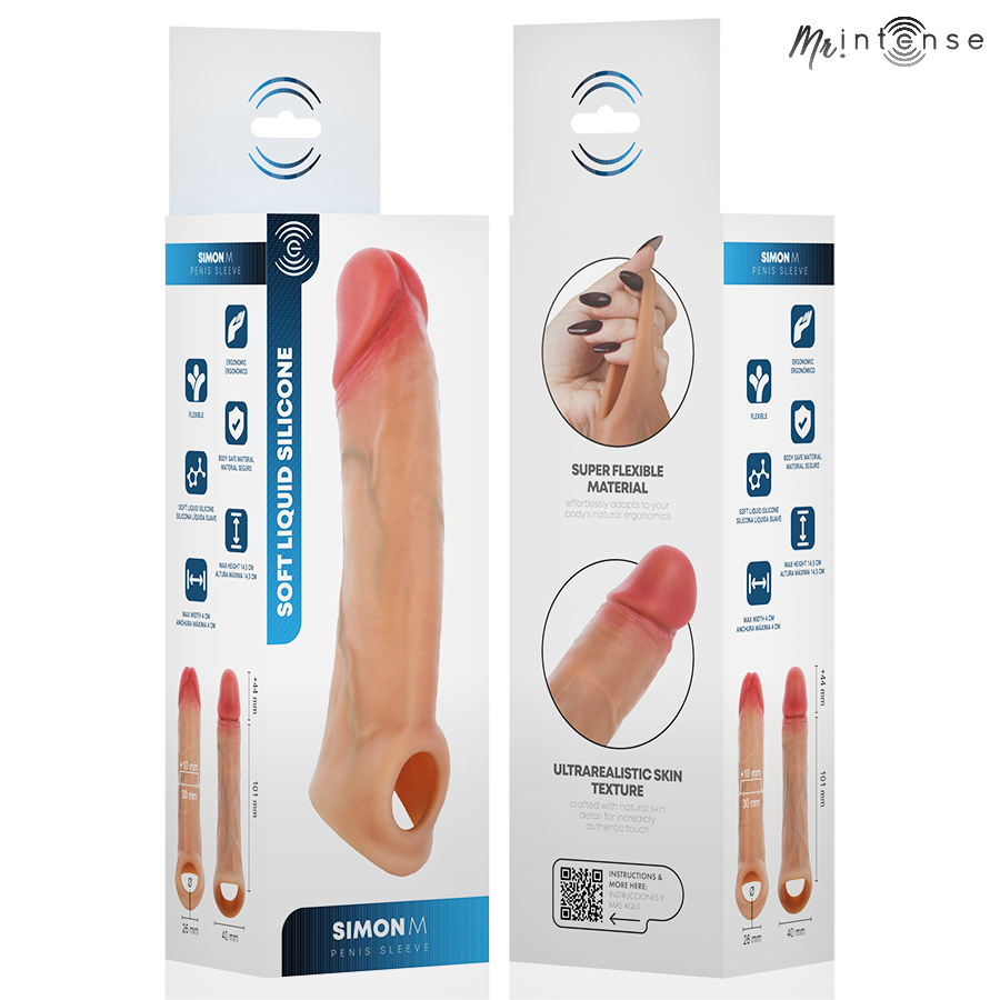 MR INTENSE - SIMON M SILIKON-PENISHÜLLE 14,5 CM -Ø- 4 CM – Bild 4