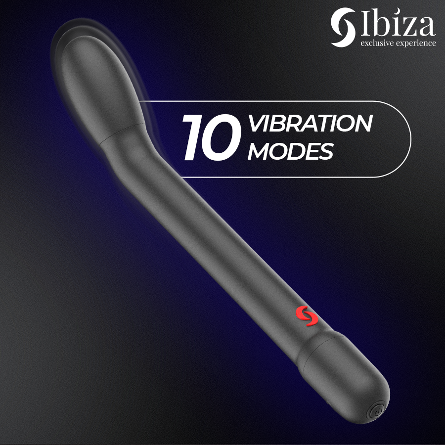 IBIZA - SCHWARZER G-PUNKT-VIBRATOR MIT VIBRATION – Bild 5