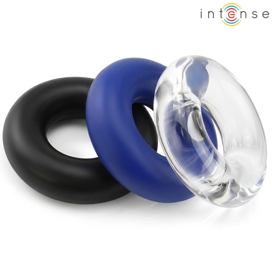 INTENSE - WICK SET MIT 3 PENISRINGEN IN VERSCHIEDENEN FARBEN – Bild 4