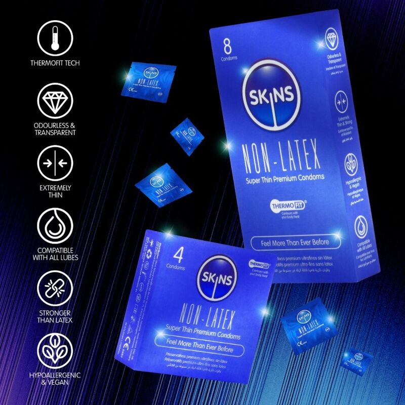 SKINS – LATEXFREIE KONDOMS, 8ER-PACKUNG – Bild 4