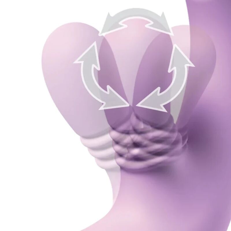 FANTASY FOR HER - INTIMOTION FLUTTER PRO PURPLE G-SPOT & CLITORAL RABBIT VIBRATOR – Bild 5