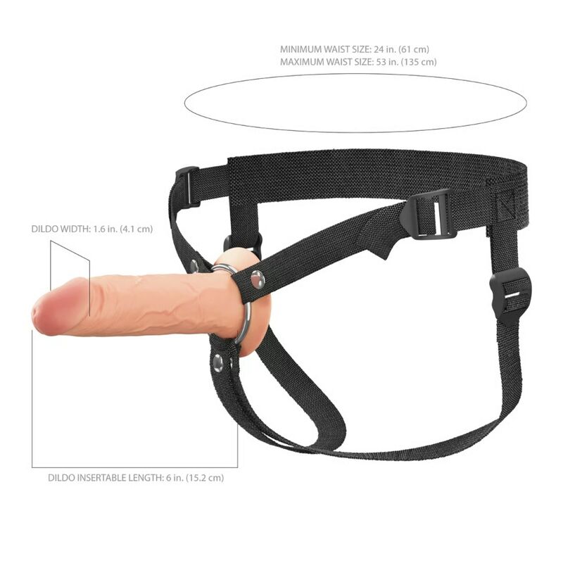 FANTASY X-TENSIONS ELITE - 15,2 CM HOHL-SILIKON-STRAP-ON – Bild 3