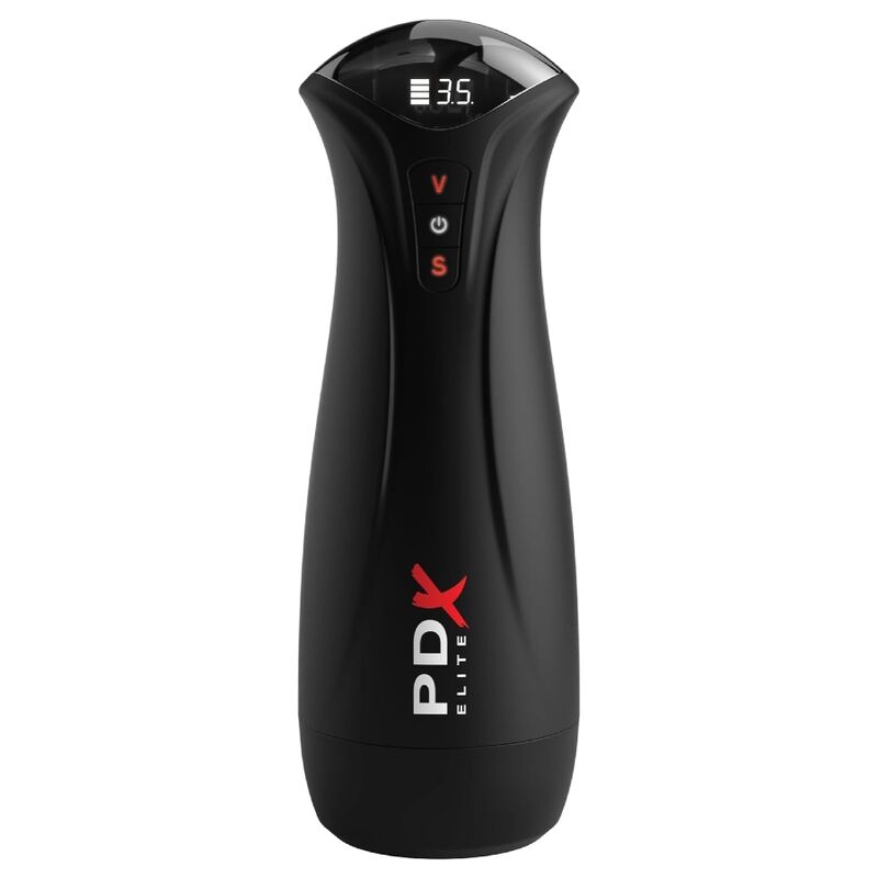 PDX ELITE - FAP-GASM TRANSPARENTER MÄNNLICHER MASTURBATOR MIT INTERMITTIERENDER SAUGUNG – Bild 5