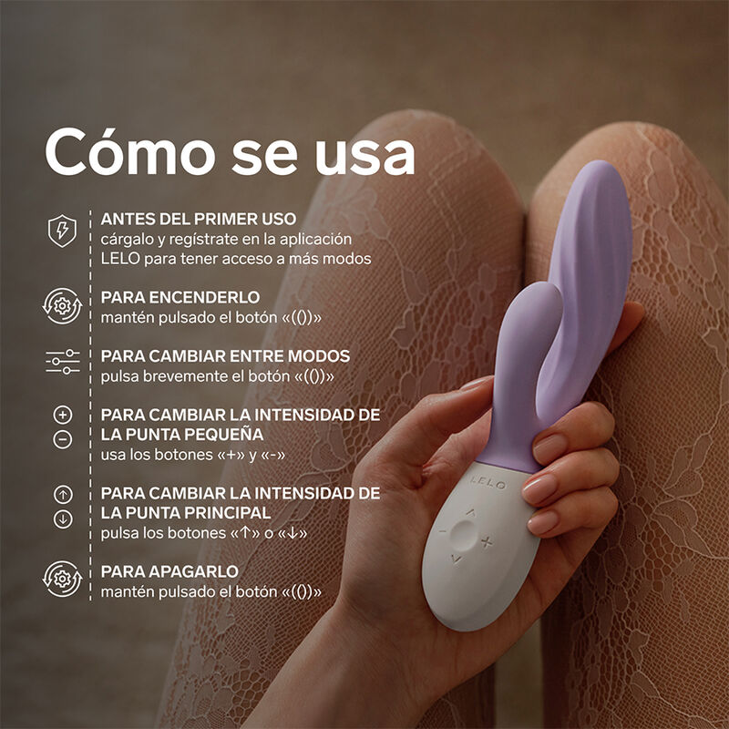 LELO - INA TWIST VIBRADOR RABBIT PUNTO G Y CLÍTORIS LAVANDA – Bild 10