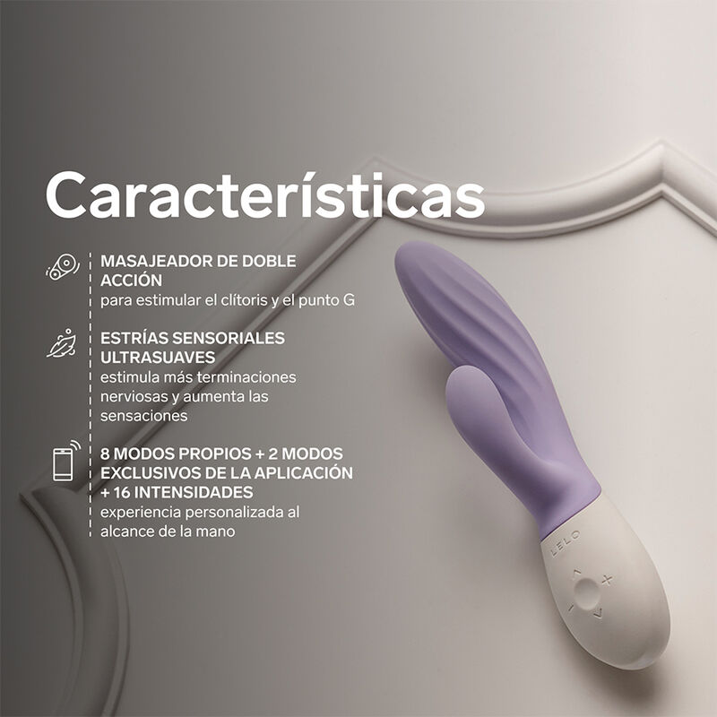 LELO - INA TWIST VIBRADOR RABBIT PUNTO G Y CLÍTORIS LAVANDA – Bild 4