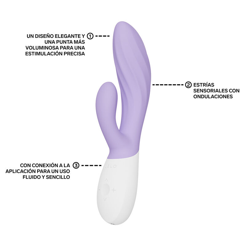 LELO - INA TWIST VIBRADOR RABBIT PUNTO G Y CLÍTORIS LAVANDA – Bild 6