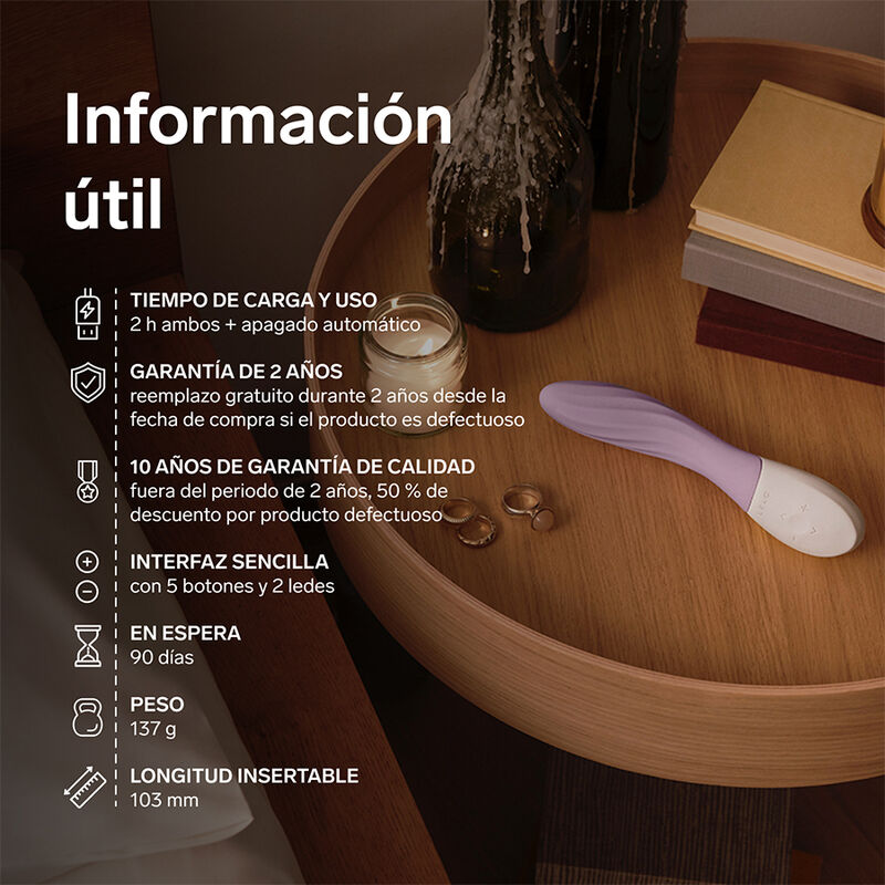 LELO - INA THRUST RABBIT STOSSVIBRATOR LILA – Bild 9