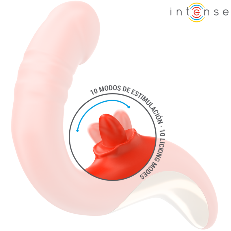INTENSE - PAULINA VIBRATOR UND STIMULATOR IN U-FORM ROT – Bild 6
