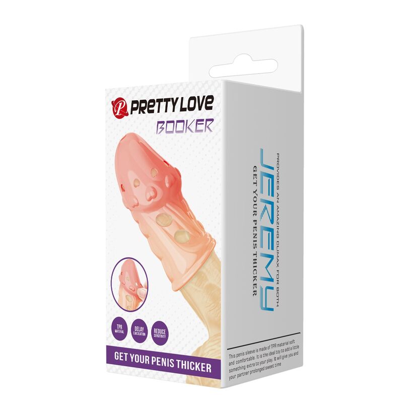 PRETTY LOVE - SOCKER STRUKTURIERTE PENISHÜLLE NATUR – Bild 7