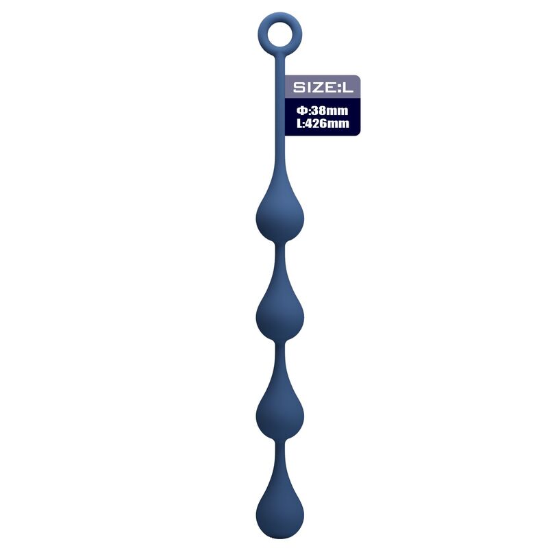 MR PLAY – BLAUE SILIKON-ANALPOLSTER, GRÖSSE L (42,6 CM) – Bild 7