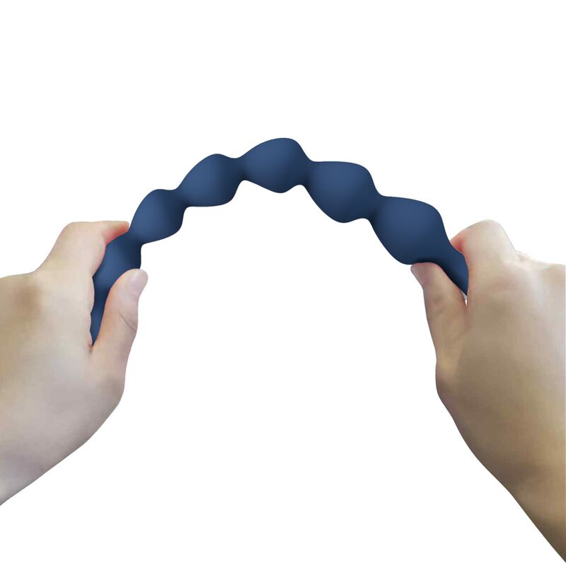 MR PLAY – BLAUE SILIKON-ANALKAPSELN & ANALPLUG 26,7 CM – Bild 8