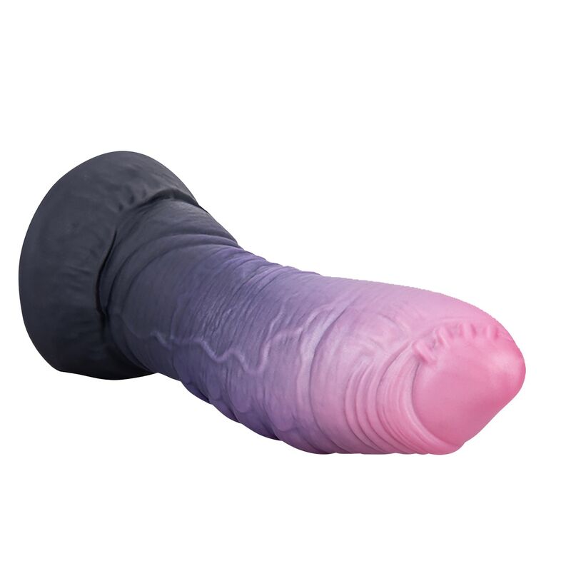 POWER MONSTERS – SCHRECKLICHER TEUFEL, ZWEIFARBIGER FANTASIE-SILIKONDILDO, 24 CM Ø 6 CM – Bild 4